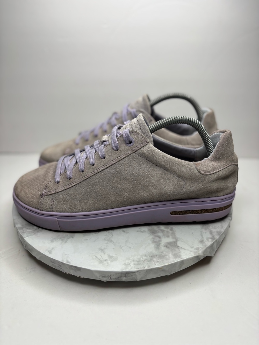 Size 41-Birkenstock Bend Low suede Purple Fog